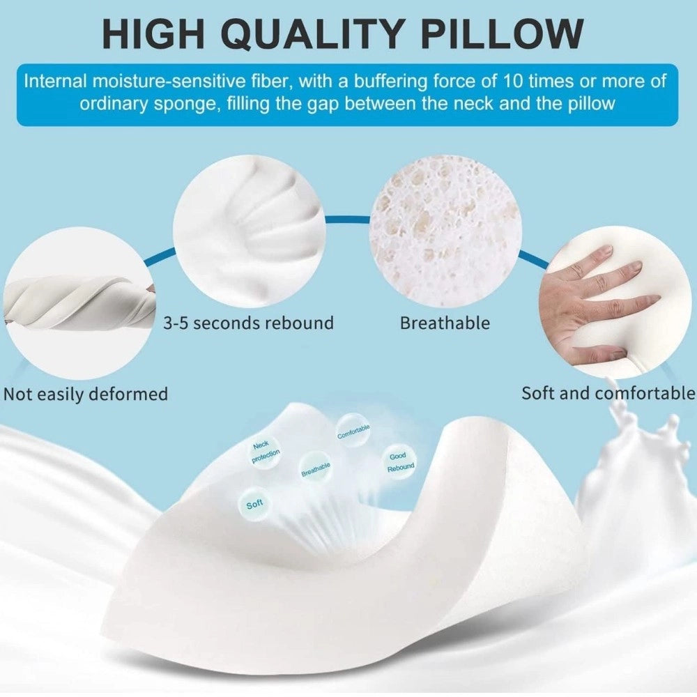 Generic Orthopedic Neck Pillow (Grey)