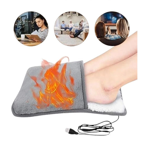 Generic Electric Foot Warmer (Grey)