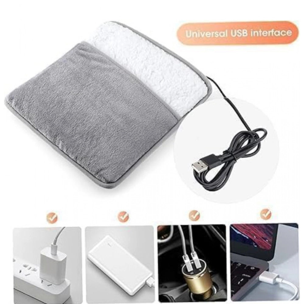 Generic Electric Foot Warmer (Grey)