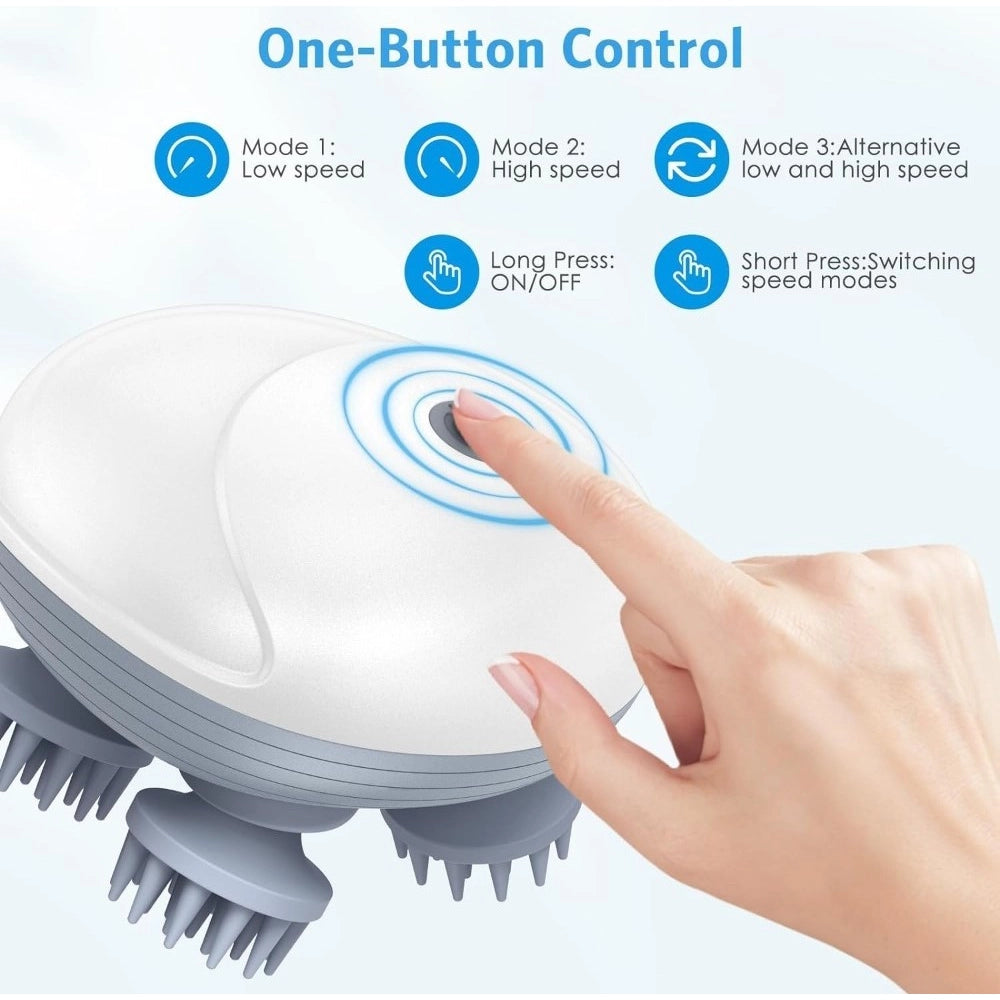 Generic Electric Scalp Massager (Grey)